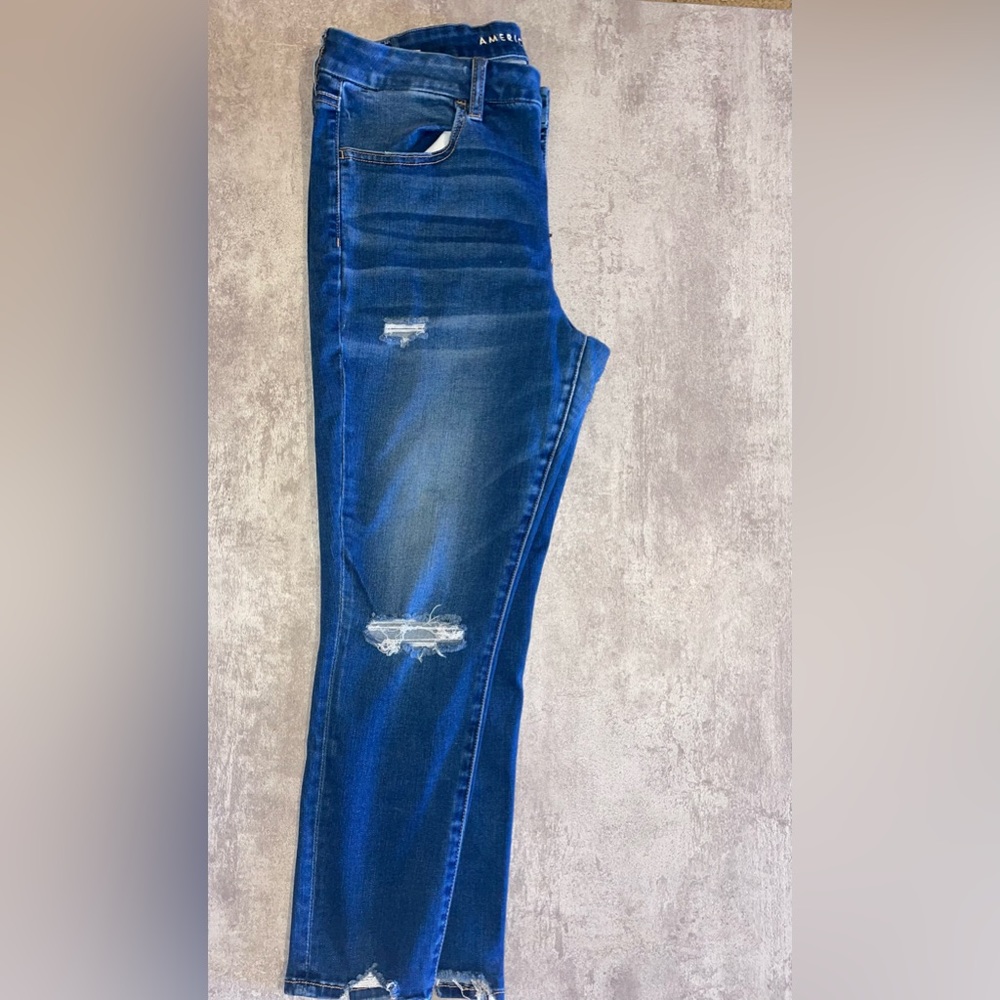 American Eagle Ripped Jeans, Size 14